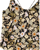 Blusa de tiras cruzadas print