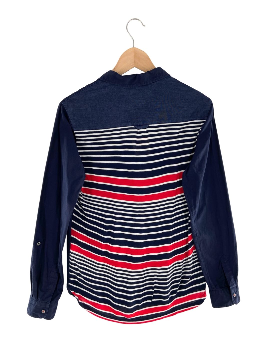 Camisa manga larga franjas
