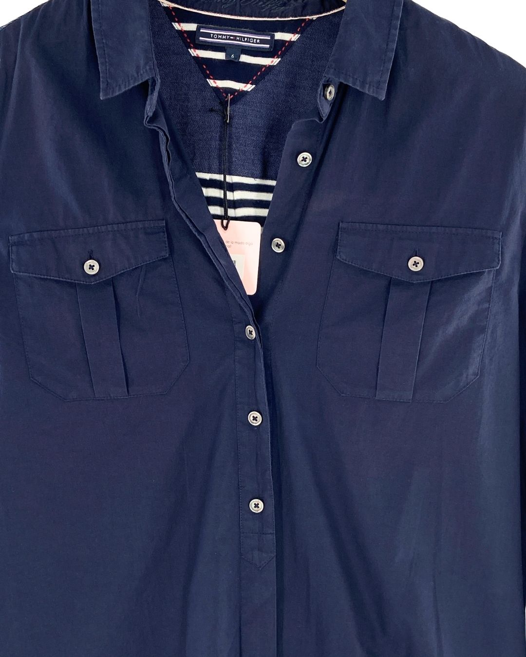 Camisa manga larga franjas