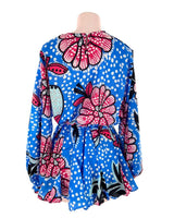 Vestido mini con print floral