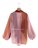 Blusa traslucida con print