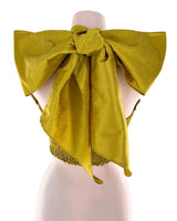 Top satinado mini plisado