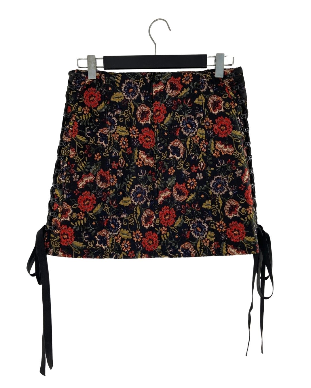 Falda mini en jacquard