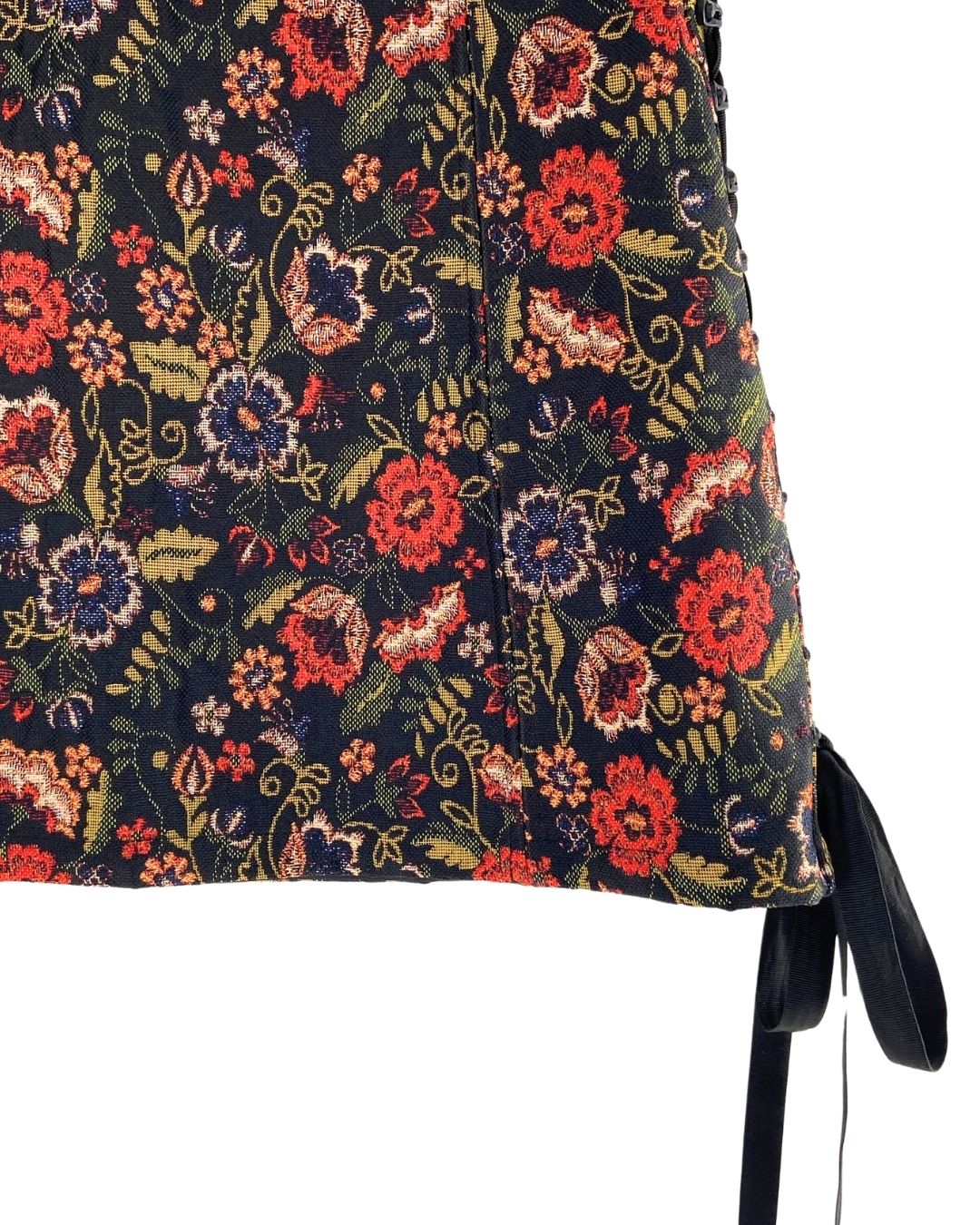 Falda mini en jacquard