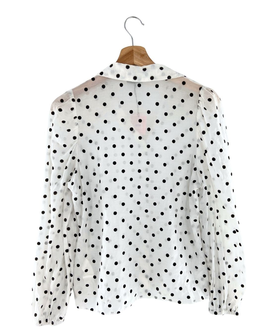 Camisa manga larga print dots