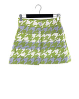 Falda mini bordada diseño maxi
