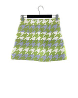 Falda mini bordada diseño maxi