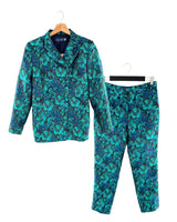 Set de blazer abotonado