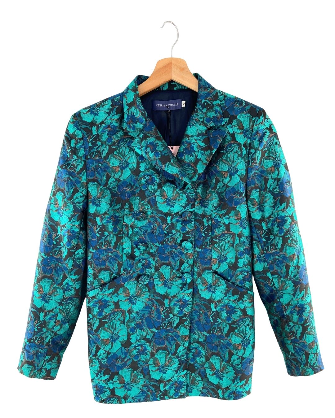 Set de blazer abotonado