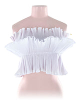 Crop top strapless en vuelo
