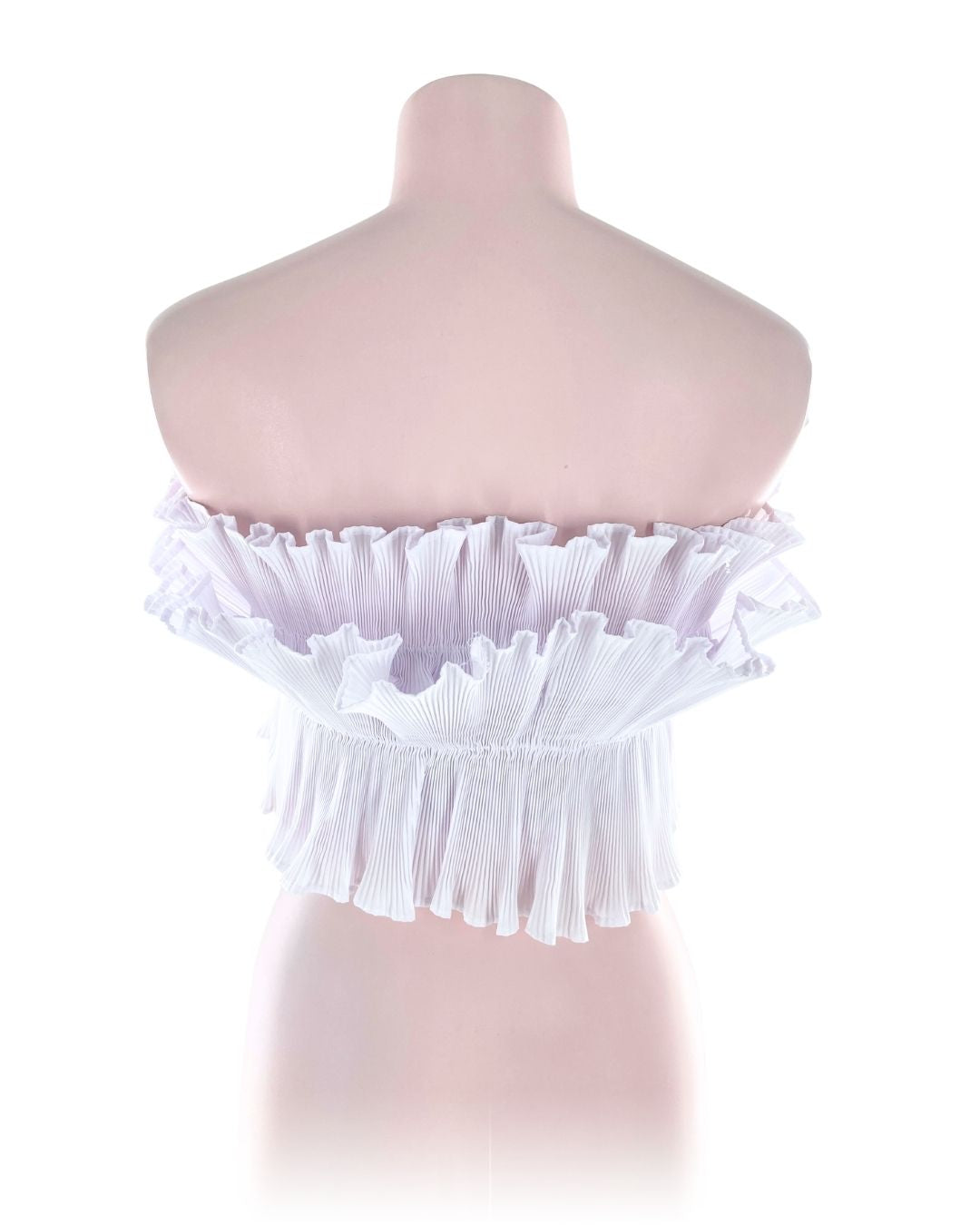 Crop top strapless en vuelo