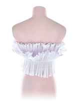 Crop top strapless en vuelo
