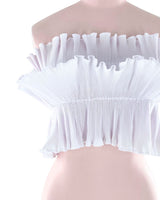 Crop top strapless en vuelo