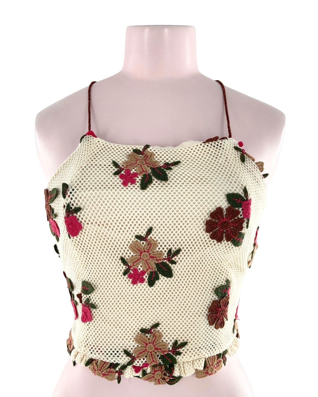Set de top y pantalon tejido