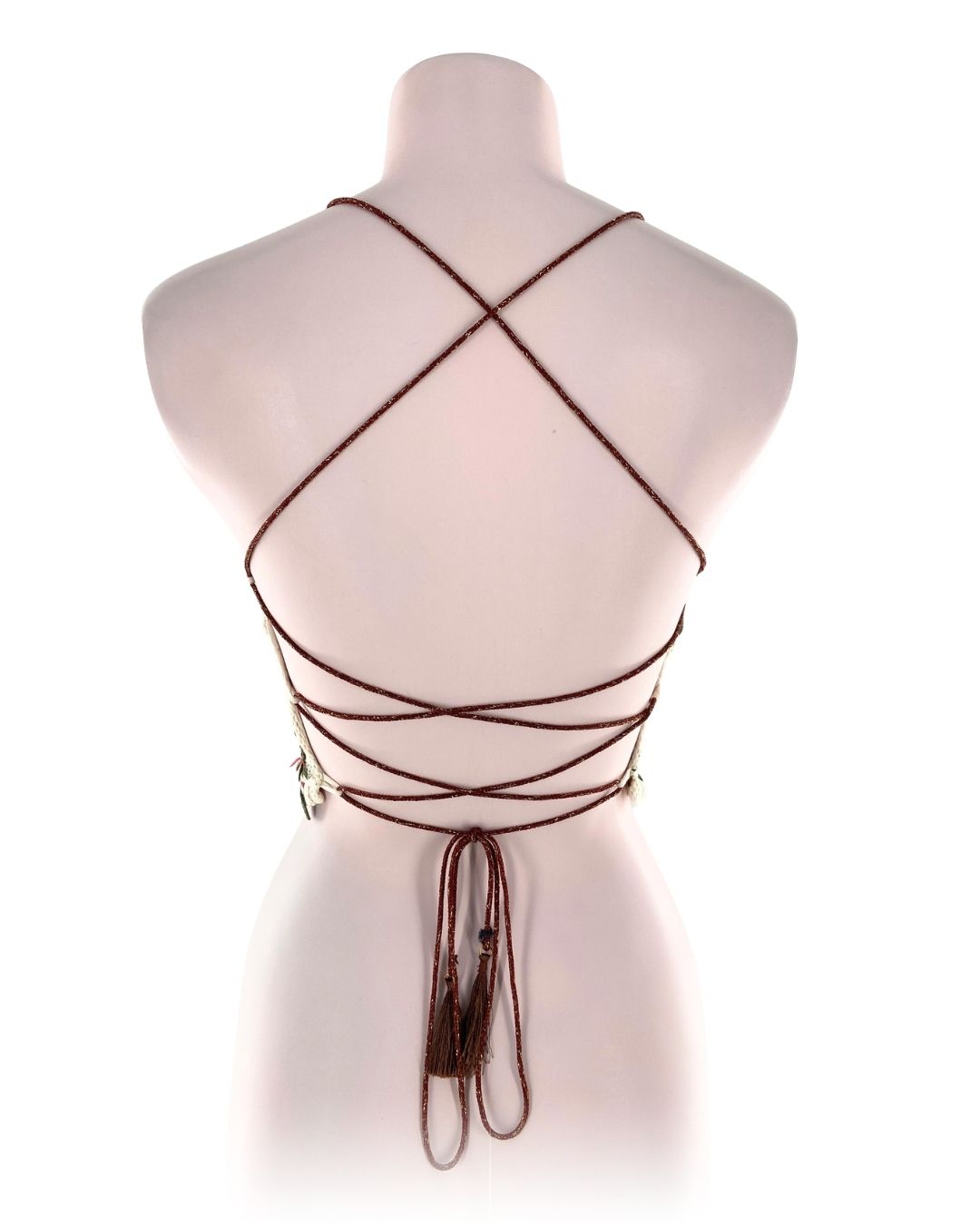 Set de top y pantalon tejido