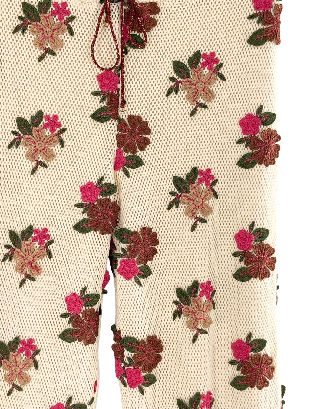 Set de top y pantalon tejido