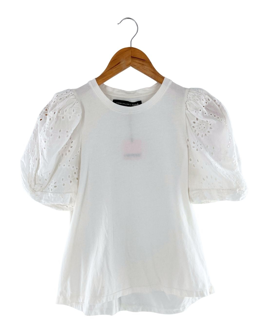 Blusa mangas en ojalillo