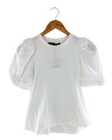 Blusa mangas en ojalillo