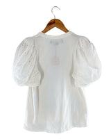 Blusa mangas en ojalillo