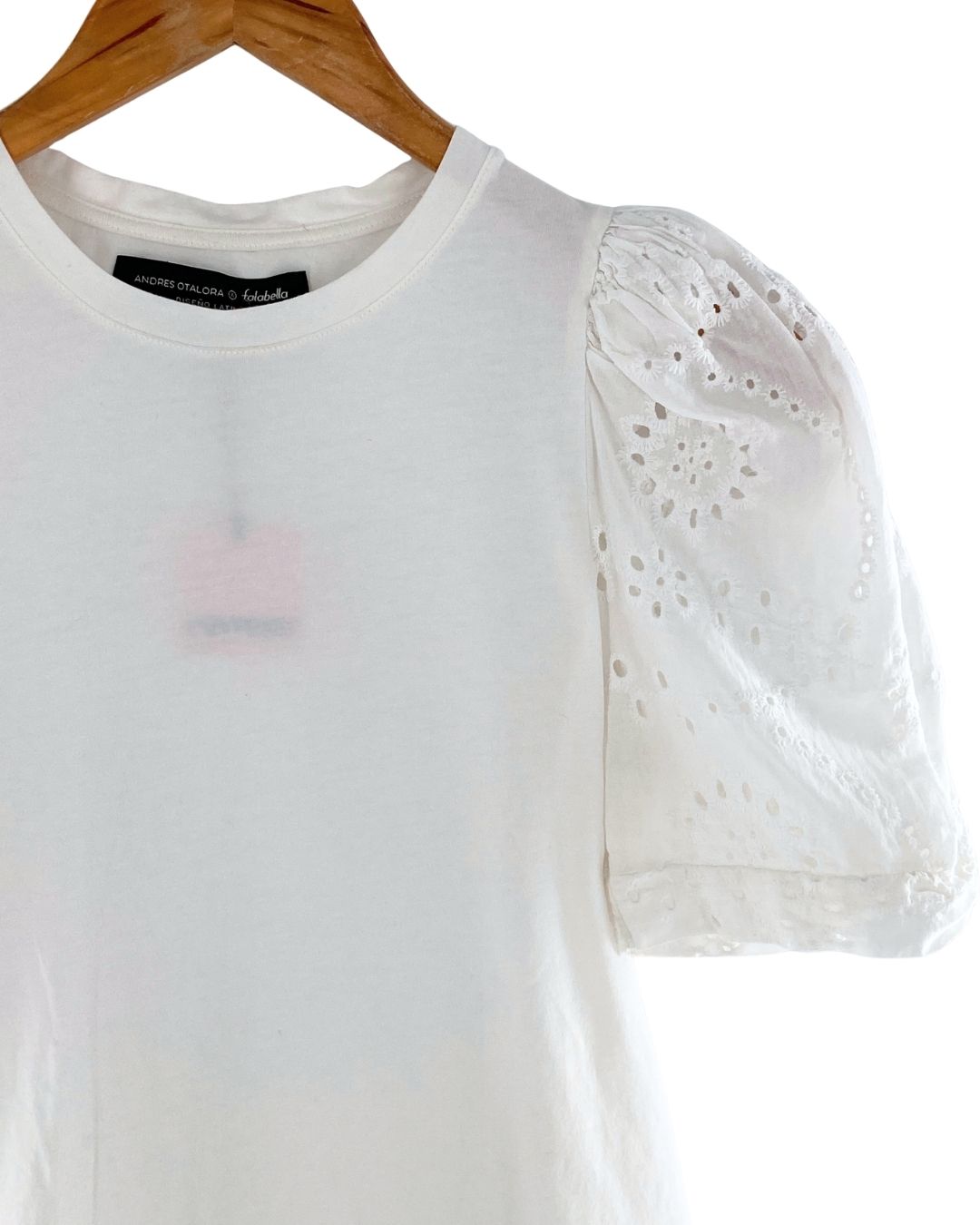 Blusa mangas en ojalillo