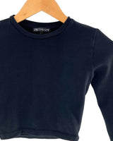 Camiseta crop manga larga
