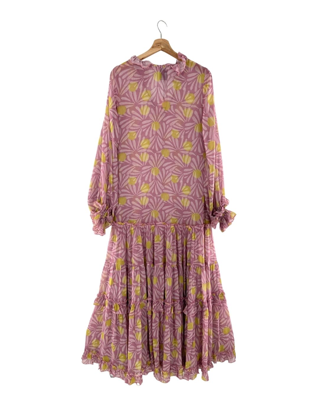 Maxi vestido amplio traslucido