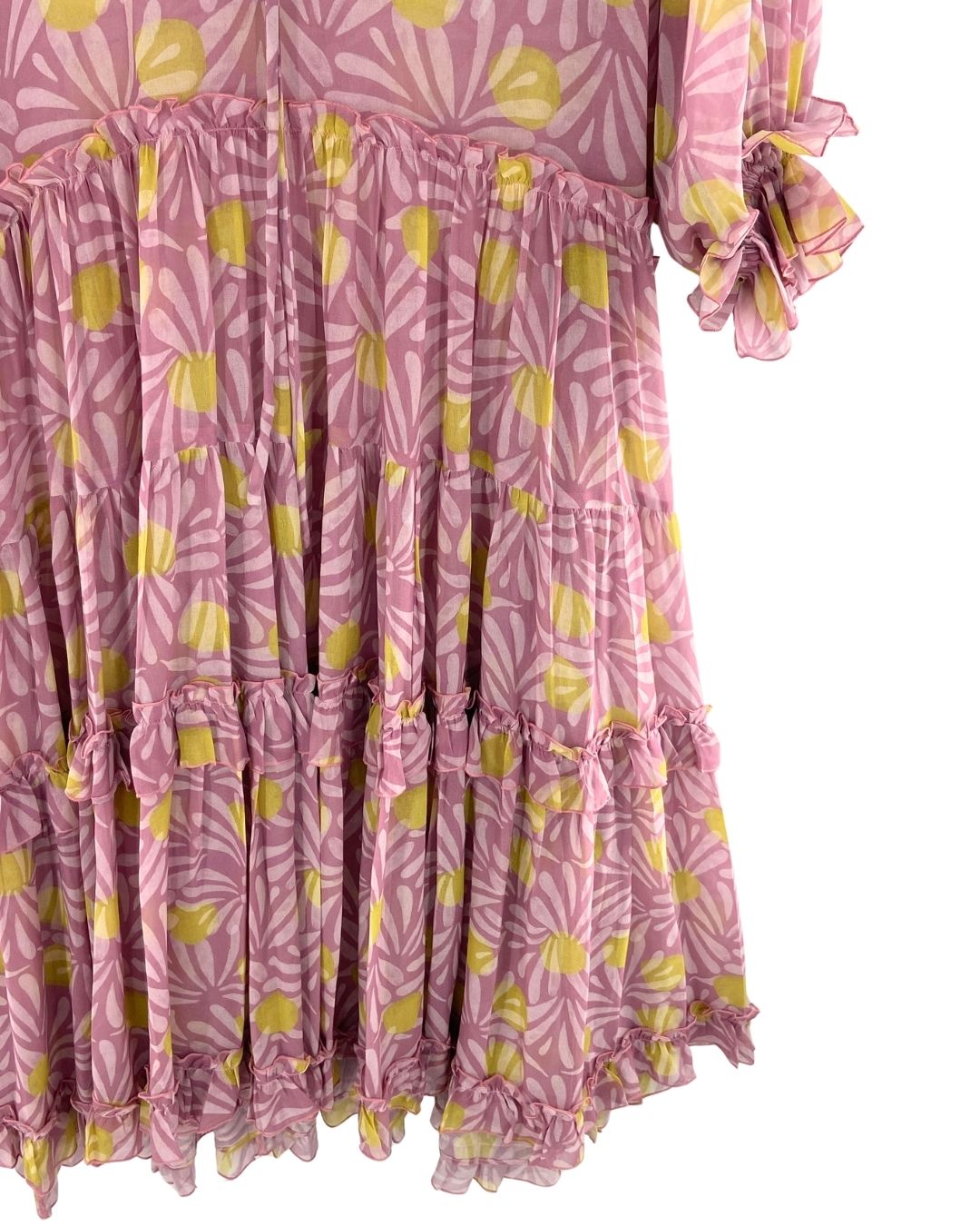 Maxi vestido amplio traslucido