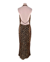 Vestido en mesh cuello caido