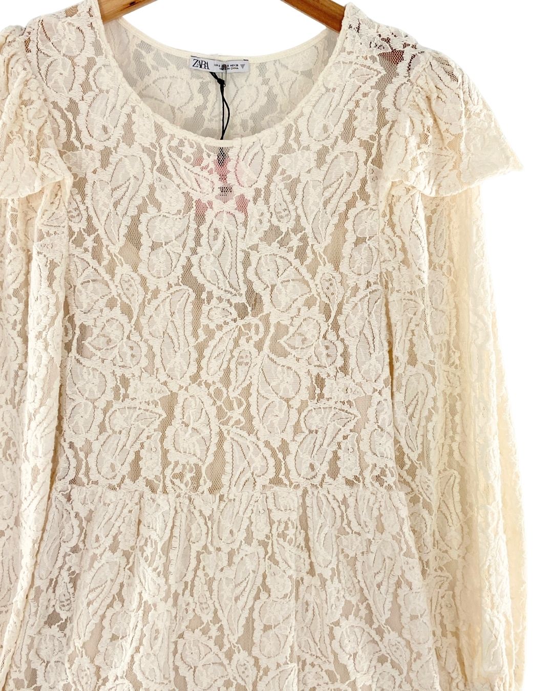 Vestido midi manga larga