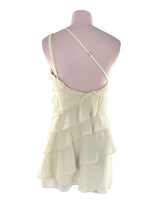 Vestido mini one shoulder