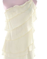 Vestido mini one shoulder