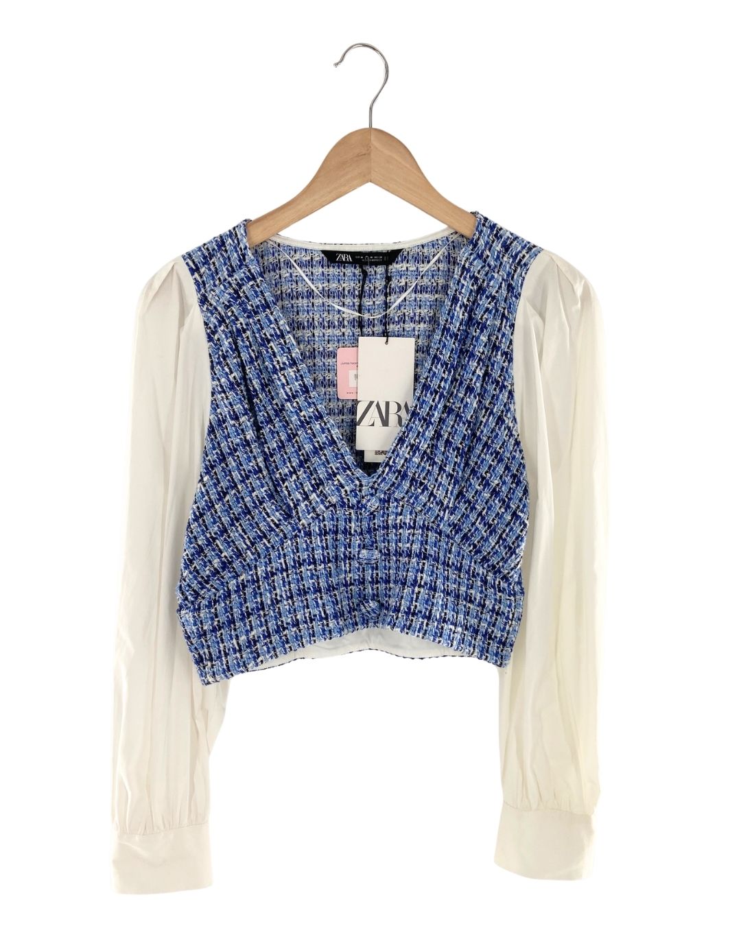 Blusa en tweed