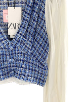 Blusa en tweed