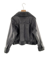 Chaqueta en antelina afelpada