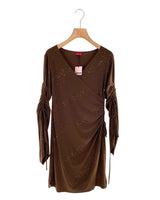 Vestido midi manga larga