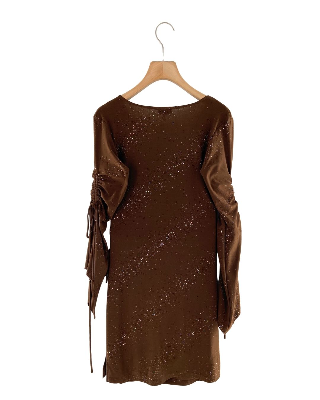 Vestido midi manga larga