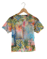 Set de blusa y short print