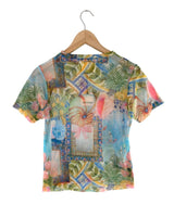 Set de blusa y short print