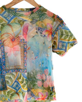 Set de blusa y short print