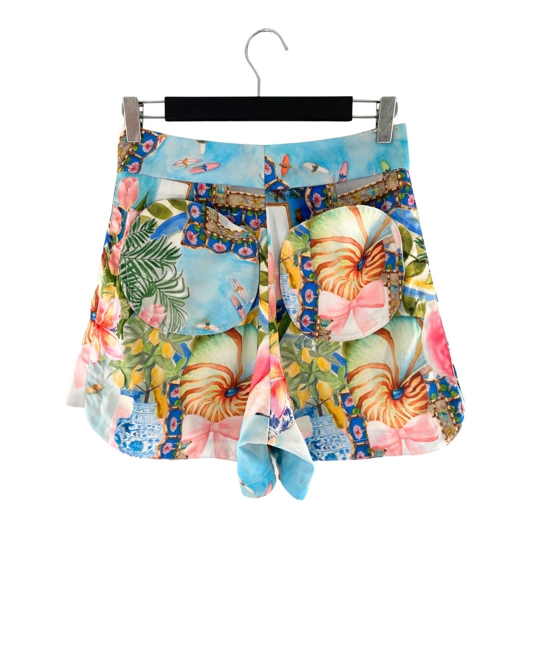 Set de blusa y short print