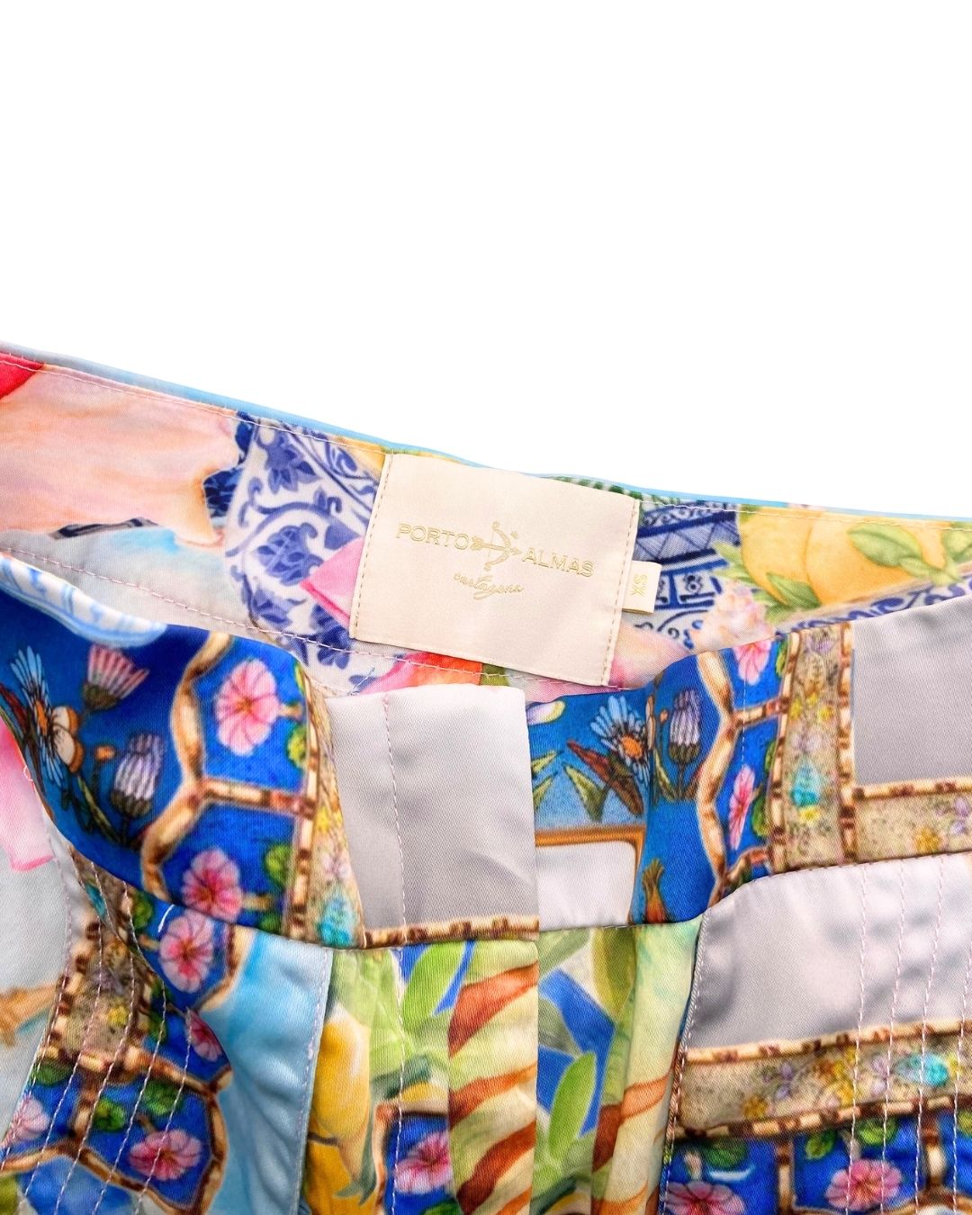 Set de blusa y short print