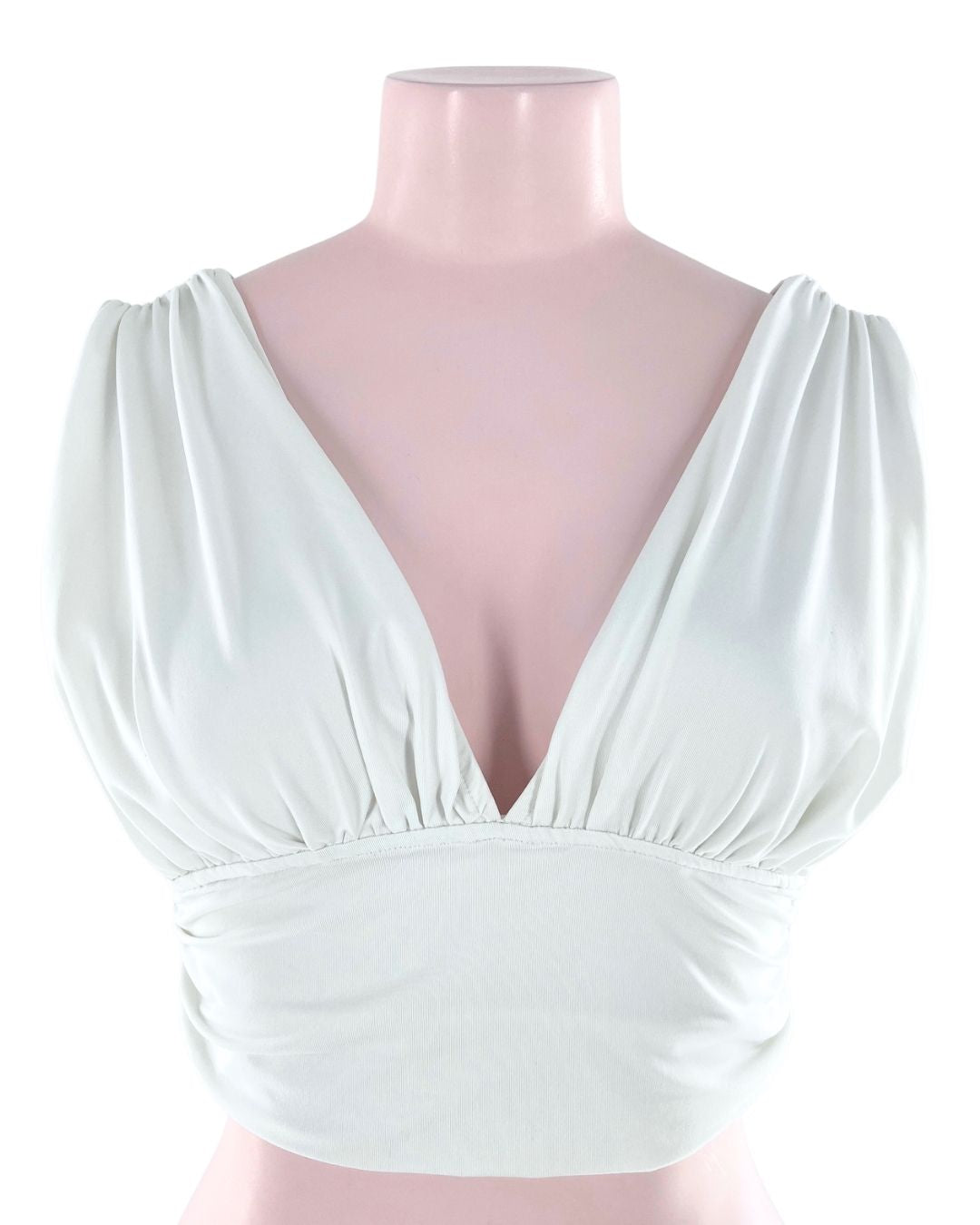 Crop top de tiras anchas