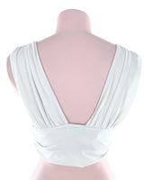 Crop top de tiras anchas