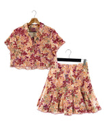 Set de camisa crop y falda