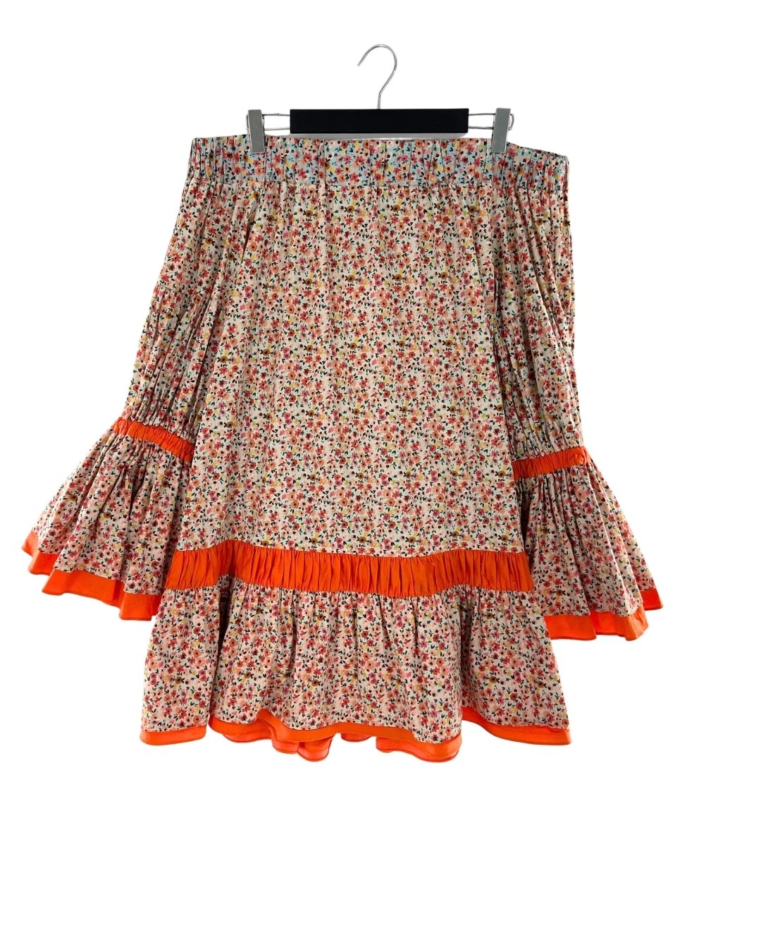Vestido mini off shoulder