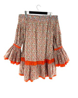 Vestido mini off shoulder