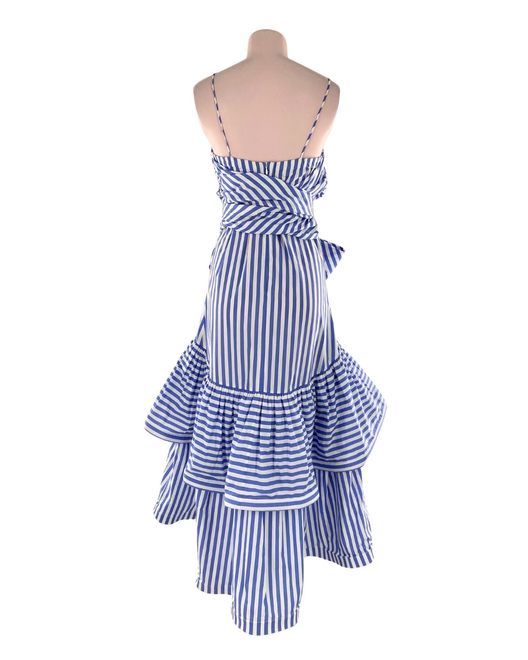 Vestido de tiras a rayas