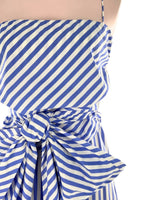 Vestido de tiras a rayas