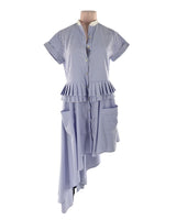Vestido a rayas high and low