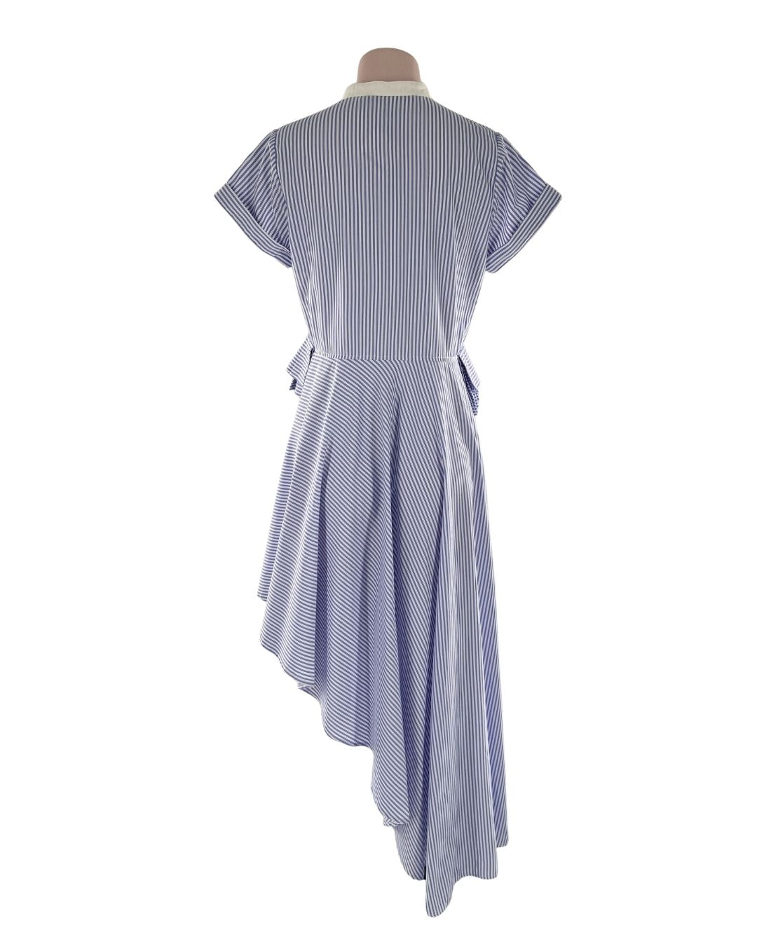 Vestido a rayas high and low
